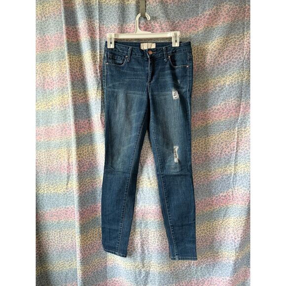 ✨ Rachel Rachel Roy Denim Distressed Skinny Jeans – Size 27, 29" Inseam ✨ - Picture 1 of 3